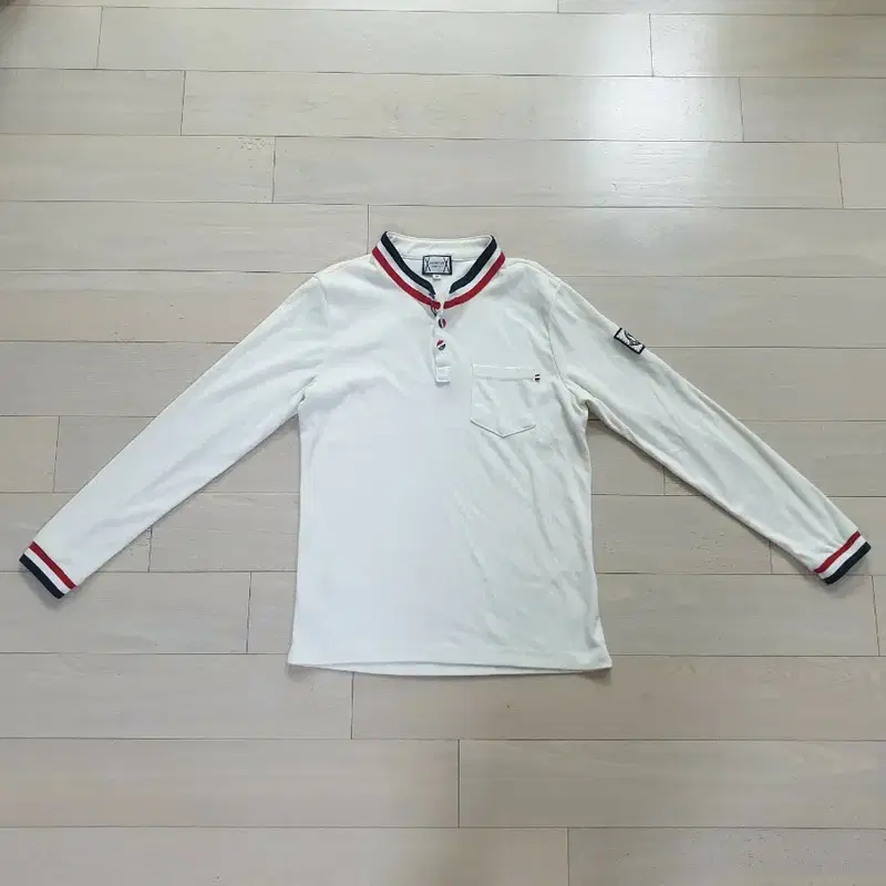 몽클레어 긴팔 카라티 화이트 M