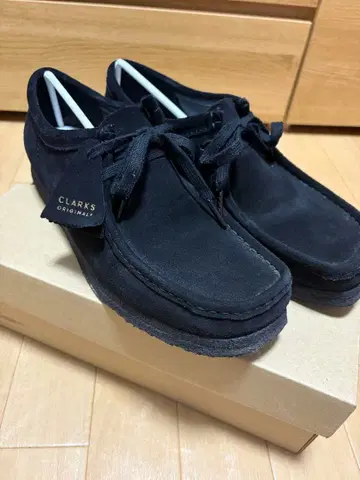 Clarks Originals 클락스 왈라비 블랙 스웨이드 26