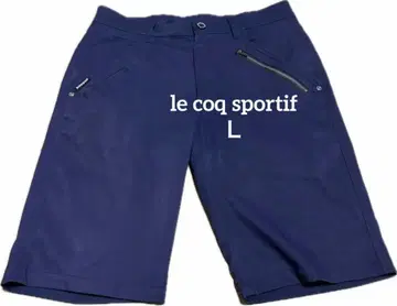 3 le coq sportif 골프 남성용 하프 팬츠 네이비