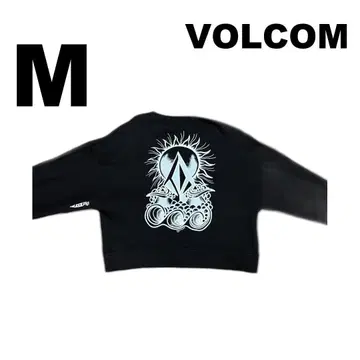 VOLCOM 볼컴 맨투맨 트레이닝복 블랙 M 백 프린트