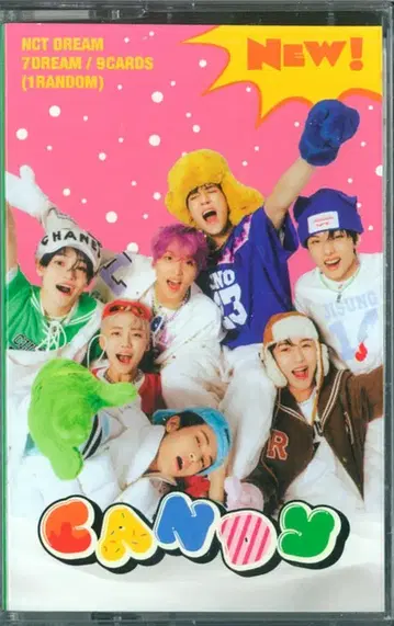 NCT DREAM CANDY 카세트 테이프 포토 세트