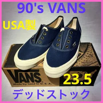 90's VANS 데드스탁 오센틱 반스 USA제 네이비