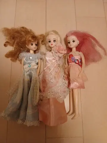 리카짱 인형 3체 세트 잡화 포함