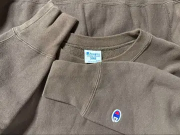 챔피온 리버스 위브 브라운 L