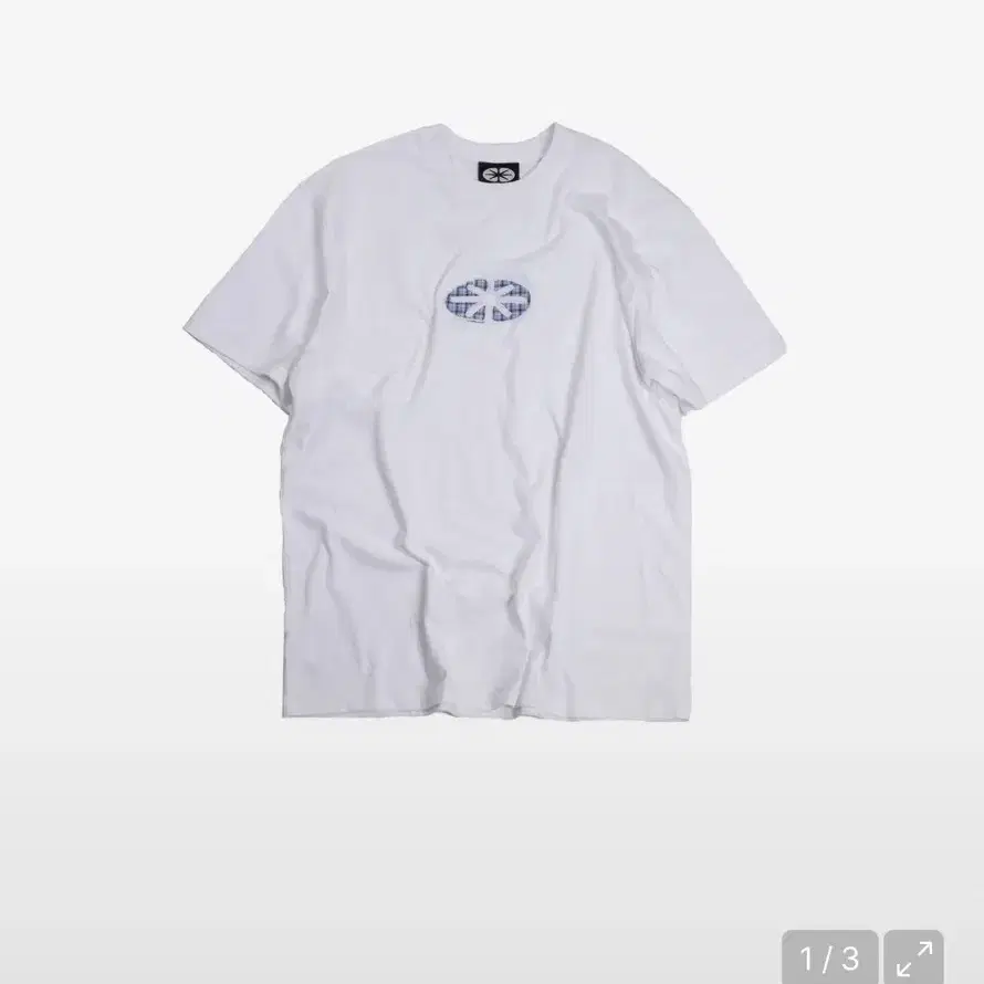 ERTR Star Logo Check Applique T-Shirt M