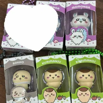 치이카와 마스코트 초코 박스 키링 4개 세트
