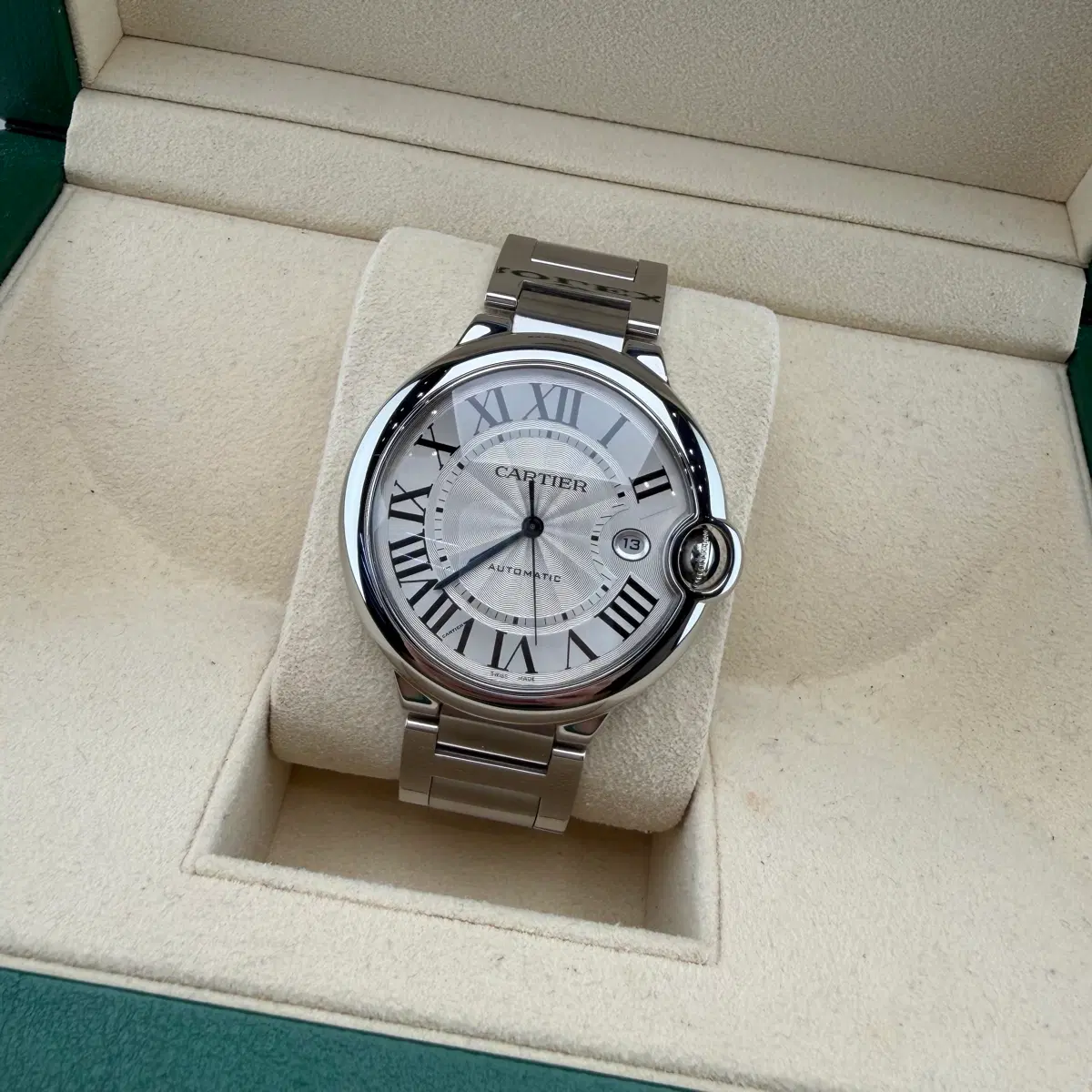 까르띠에 발롱블루 드 까르띠에 워치 스틸 42mm 라지모델 W69012Z