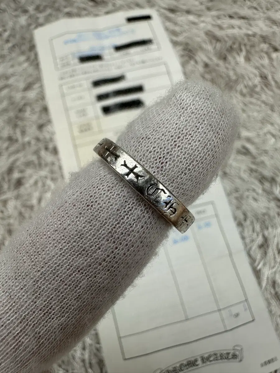 [US 4] 정품 크롬하츠 퍽유링 3mm