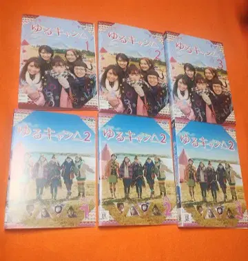 유루캠 시즌1 시즌2 DVD 6권 세트 드라마 실사판 전권