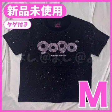 9090 로고 girl Logo Tee 걸 y2k 블랙 반팔