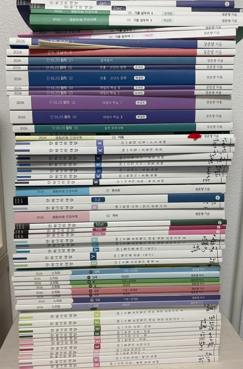 시대인재 강은양T 26 단하나의대답만점부록스키마화작길라잡이 등