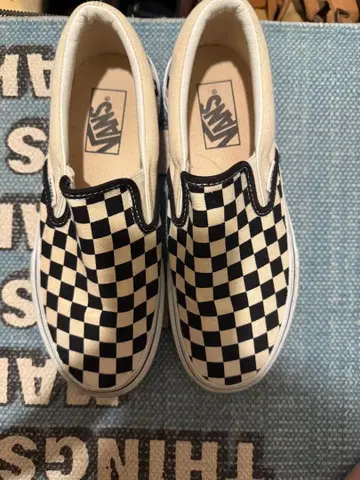 VANS 클래식 슬립온 체커보드 23cm