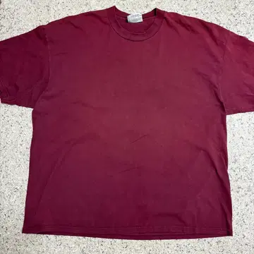 USA제 90s Lee 페이드 무지 T셔츠 XXL 보르도 vintage