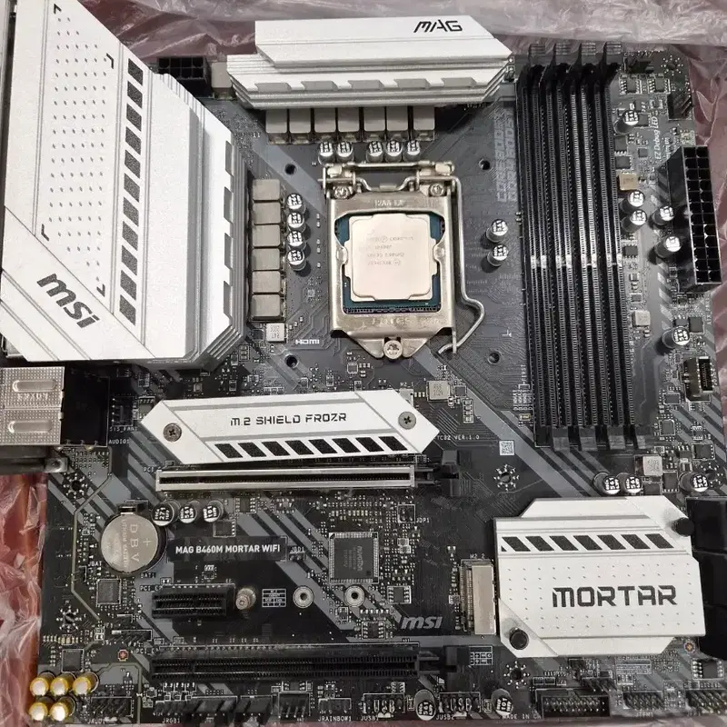 msi b460m wifi + 10400f + 클레브 램 32gb
