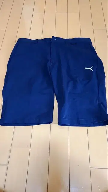 PUMA 하프 팬츠 네이비 남성용 L 사이즈