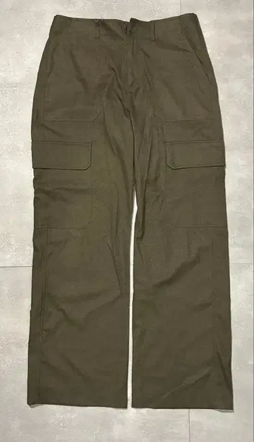 [ 빈티지풍 ] ZARA 남성용 카고 팬츠 올리브 M 사이즈