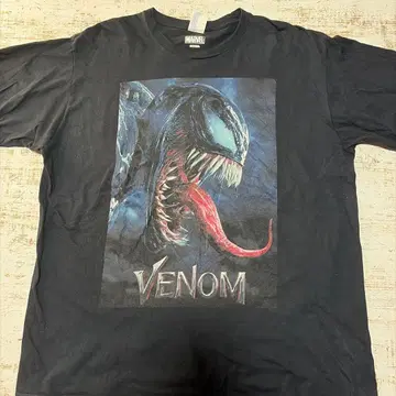 MARVELVENOM 프린트 T셔츠 사이즈 표기 XL