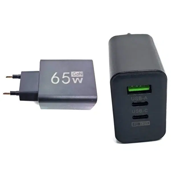 스마트폰고속충전기 3포트 가정용충전기 65w 무료배송