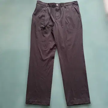 beams Heart 메쉬 소재 슬랙스 블랙 M