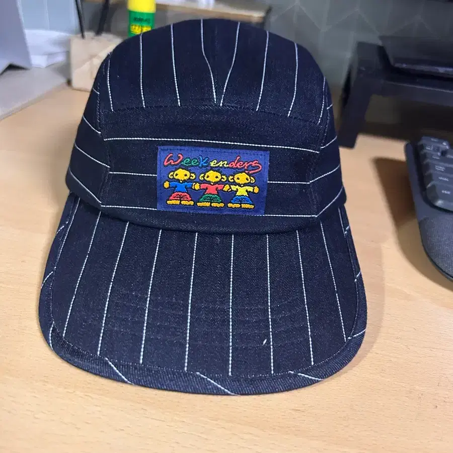 위캔더스 스트라이프 캡 모자 TRIO CAMP CAP