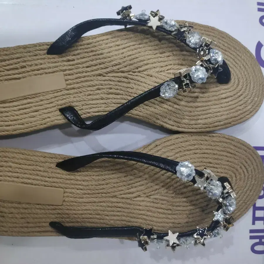 비즈 쪼리 40 새상품
