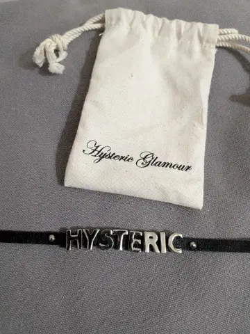 HYSTERIC GLAMOUR 로고 초커 목걸이