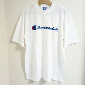 구제 의류/Champion/챔피온 T셔츠 화이트 로고 자수