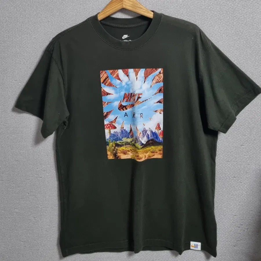 XL ) 나이키 AIR 카키 반팔티
