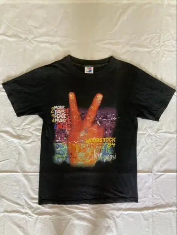 90s 빈티지 Woodstock 94 PEPSI 티셔츠 XL
