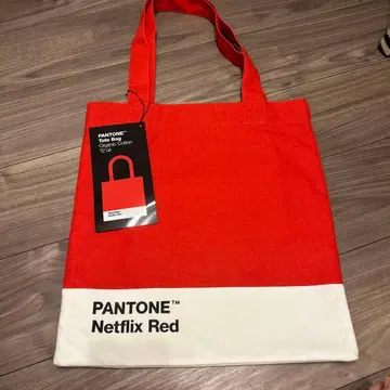 [ 레어 ] PANTONE 토트 백 넷플릭스 레드