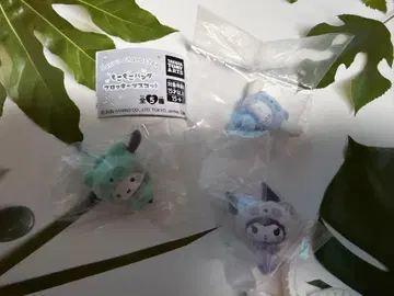 산리오 캐릭터 모코모코 팬더 플로키 마스코트 3