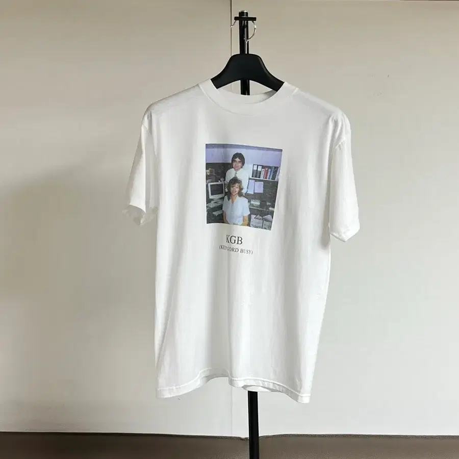 빈티지 패러디 반팔 티셔츠
