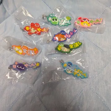 뿌요뿌요 #해시태그달기 러버 키체인 묶음 판매 가챠가챠