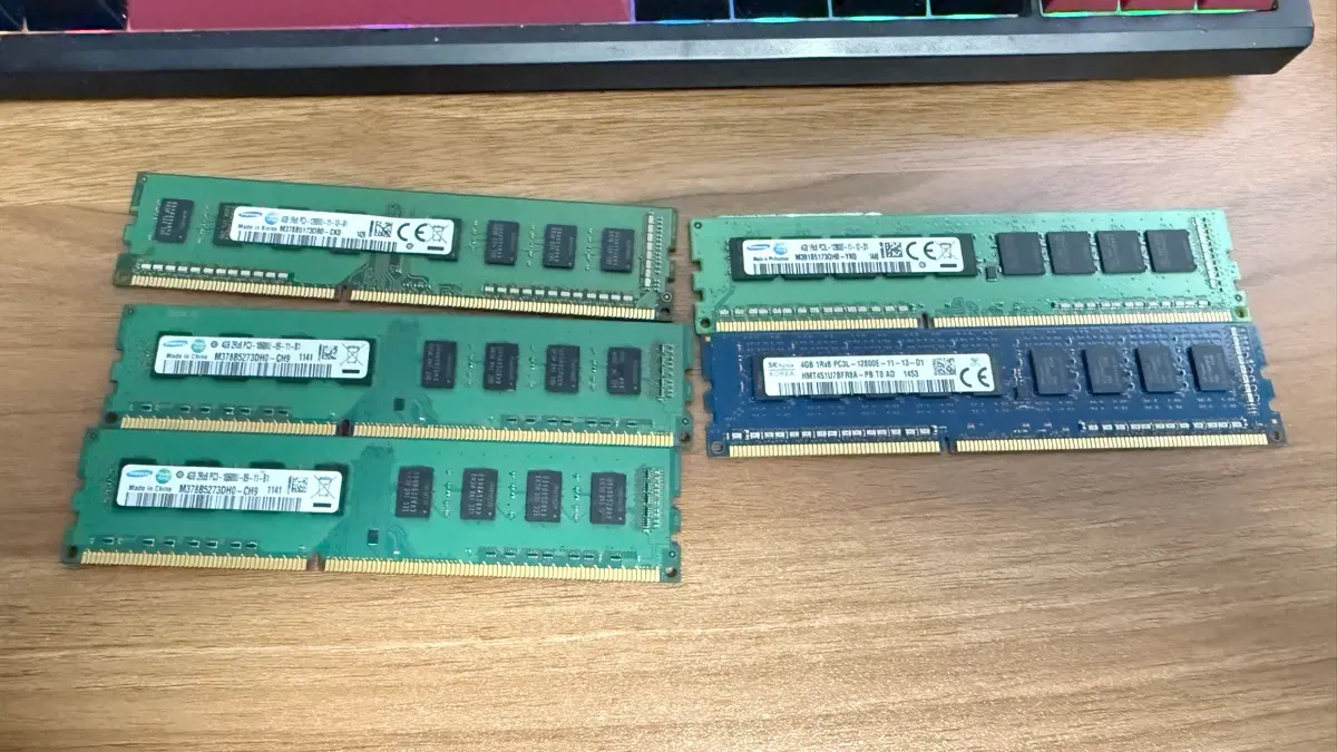 DDR3 PC용 4기가 5개팝니다