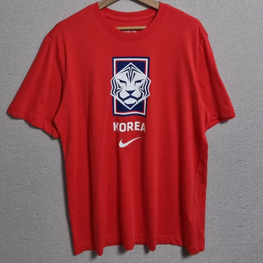 XL ) 나이키 대한민국 국대 레드 반팔티
