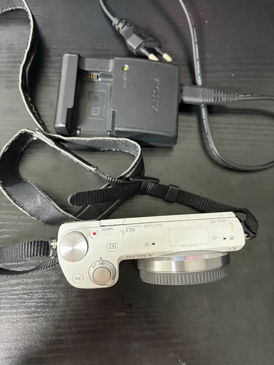 소니 NEX-5R 카메라 화이트 바디
