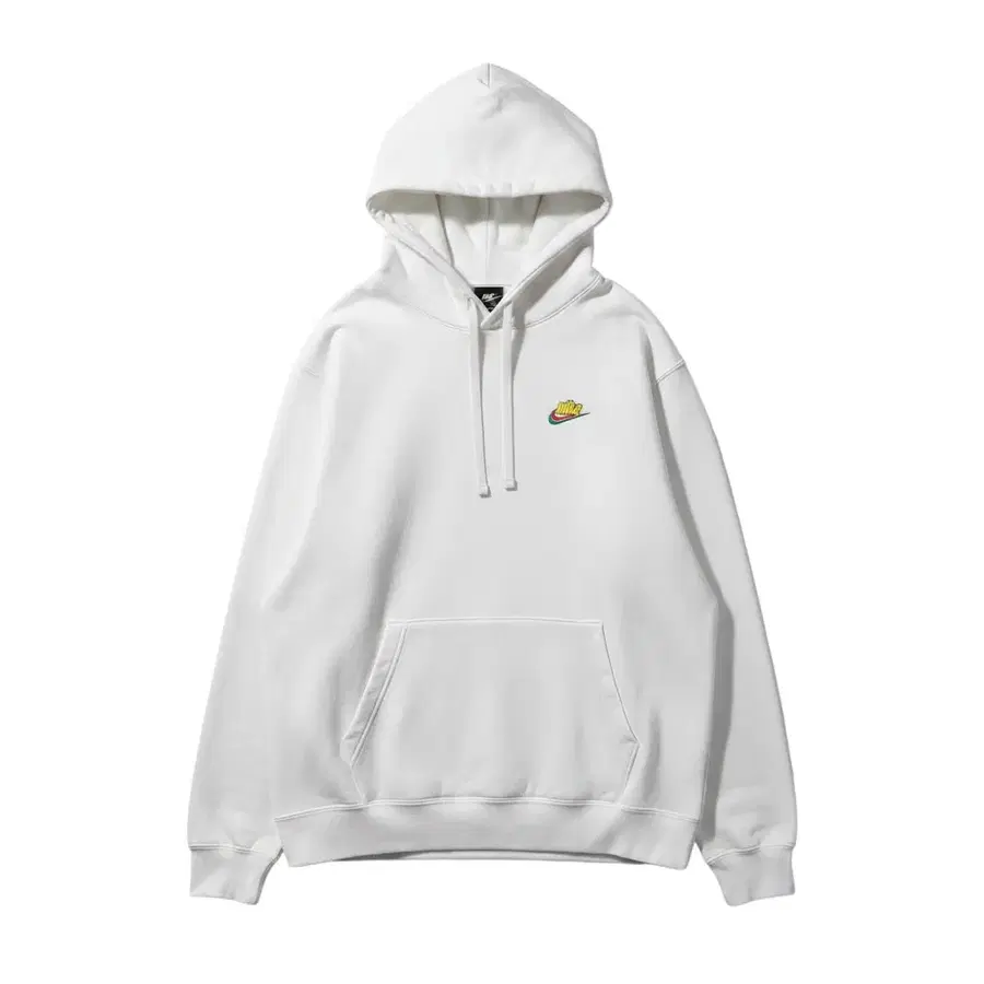 (2XL) 나이키 퓨추라 그래픽 후드 티 화이트