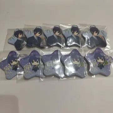 KAITO 캔뱃지 칠석 별 모양 캔뱃지