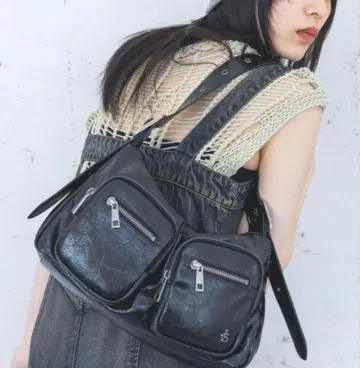 지나시스 W 포켓 숄더 BAG