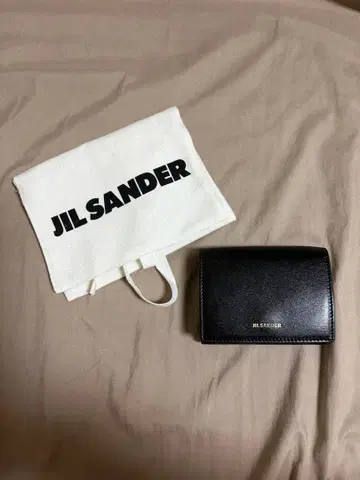 JIL SANDER 3단 폴더형 지갑 블랙