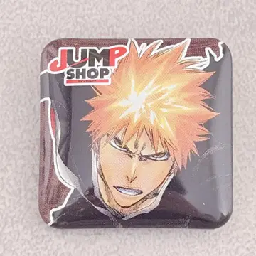BLEACH 점프샵 한정판 스퀘어 캔뱃지 쿠로사키 이치고