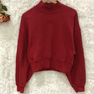 GAP 갭 긴팔 속기모 트레이닝복 [ M ] NAP 크롭 모크넥