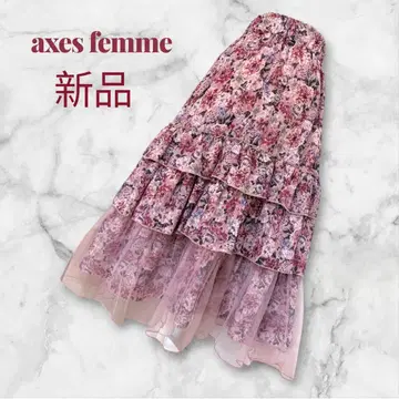 [ axes femme ] 플뢰르 PT 캉캉 스커트 꽃무늬 완판템 새상품