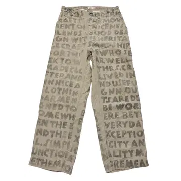 26ss NICENESS H.BLISS HAND STENCIL PANTS