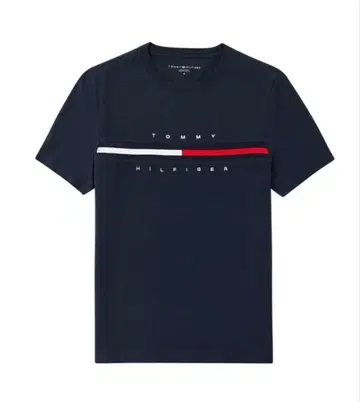 TOMMY HILFIGER 로고T셔츠 네이비 M