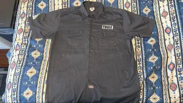 Dickies THULE 워크 셔츠 반팔 블랙