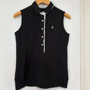 Munsingwear 여성용 골프 슬리브리스 피케 셔츠 M