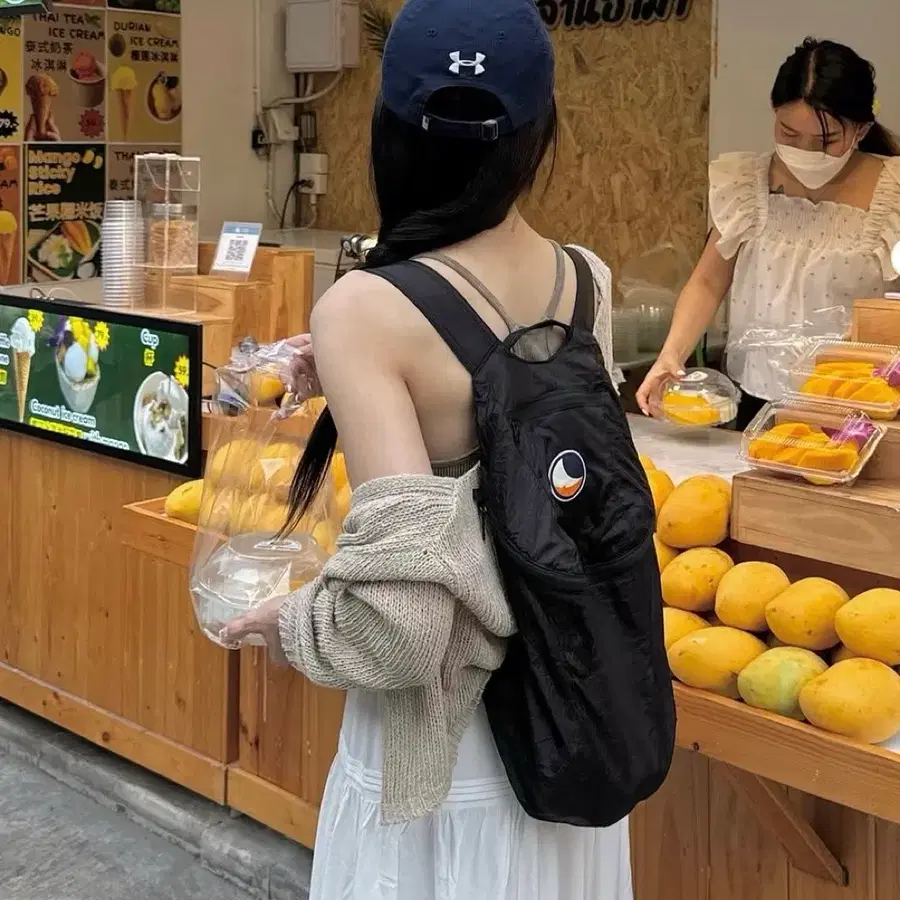티켓투더문 백팩 미니 15L 블랙, 베이지 새제품