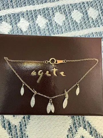 agete K10 리프 모티브 팔찌