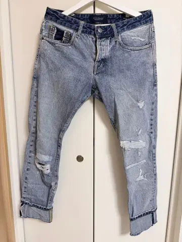 SCOTCH&SODA RALSTON 데미지 데님 W32